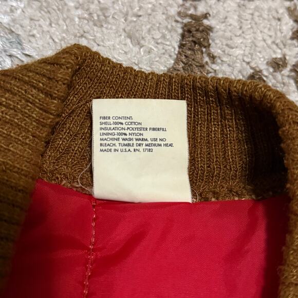 Vintage Walls Zero Zone Insulated Vest Size Medium Distressed Carhartt Style - Picture 6 of 9